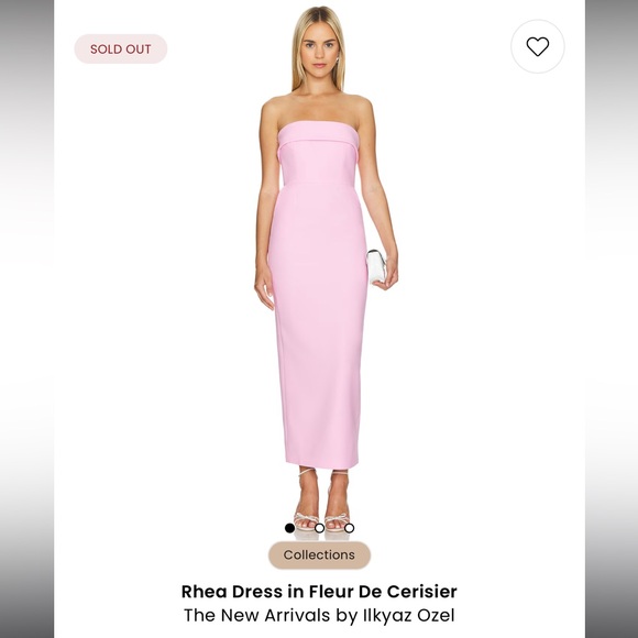 THE NEW ARRIVALS by Ilkyaz Ozel Dresses & Skirts - NEW ARRIVALS by Ilkyaz Ozel | Rhea Dress in Fleur De Cerisier Size 36